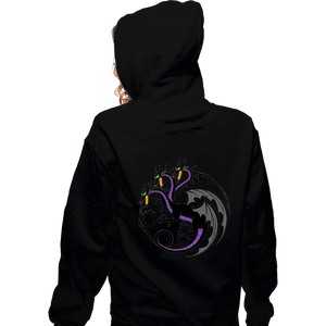 Daily_Deal_Shirts Zippered Hoodies, Unisex / Small / Black House Maleficent