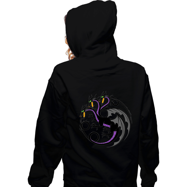 Daily_Deal_Shirts Zippered Hoodies, Unisex / Small / Black House Maleficent