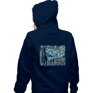 Secret_Shirts Zippered Hoodies, Unisex / Small / Navy Starry Wars