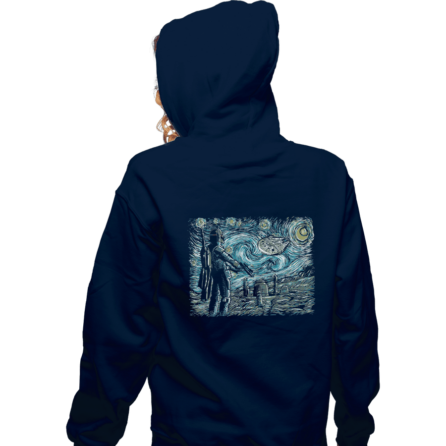 Secret_Shirts Zippered Hoodies, Unisex / Small / Navy Starry Wars