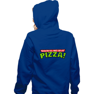 Daily_Deal_Shirts Zippered Hoodies, Unisex / Small / Royal Blue Wise Men Say...