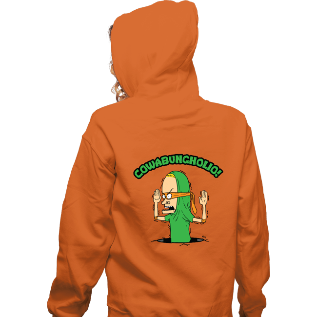 Secret_Shirts Zippered Hoodies, Unisex / Small / Red Cowa-Bungholio!