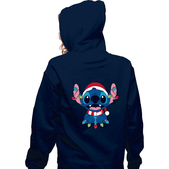 Secret_Shirts Zippered Hoodies, Unisex / Small / Navy Ohana Christmas Holiday