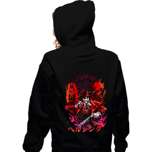 Shirts Zippered Hoodies, Unisex / Small / Black Hunter Hell