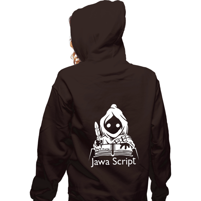 Shirts Zippered Hoodies, Unisex / Small / Dark Chocolate Jawa Script