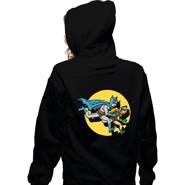 Daily_Deal_Shirts Zippered Hoodies, Unisex / Small / Black The Adventures Of The Night Knights