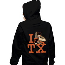 Load image into Gallery viewer, Secret_Shirts Zippered Hoodies, Unisex / Small / Black I Love TX
