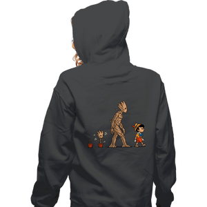 Shirts Zippered Hoodies, Unisex / Small / Dark Heather Galactic Evolution