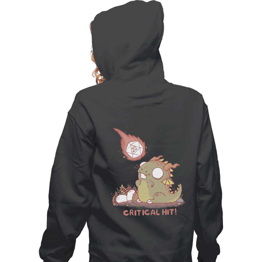 Shirts Zippered Hoodies, Unisex / Small / Dark Heather Critical Hit