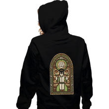 Load image into Gallery viewer, Shirts Pullover Hoodies, Unisex / Small / Black Stained Glass Toph
