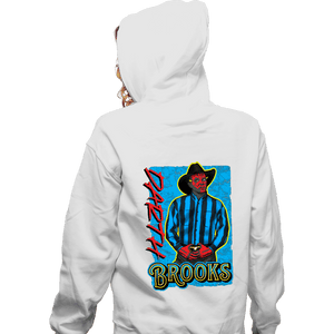 Shirts Zippered Hoodies, Unisex / Small / White Darth Brooks