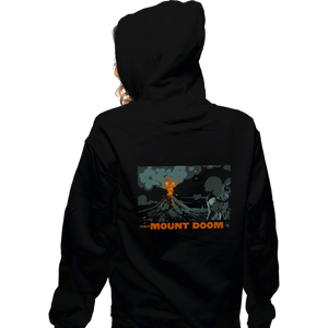 Shirts Zippered Hoodies, Unisex / Small / Black Visit Mount Doom