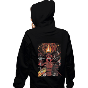 Shirts Zippered Hoodies, Unisex / Small / Black Hand Of Doom