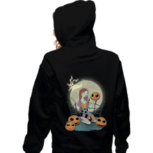 Load image into Gallery viewer, Shirts Zippered Hoodies, Unisex / Small / Black Pumpkins
