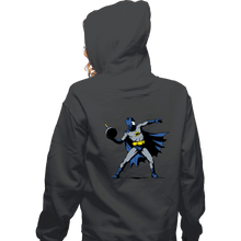 Load image into Gallery viewer, Daily_Deal_Shirts Zippered Hoodies, Unisex / Small / Dark Heather Batsy
