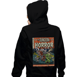Shirts Zippered Hoodies, Unisex / Small / Black The Dungeon Of Horror