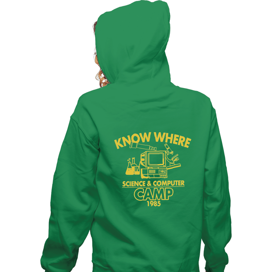 Shirts Zippered Hoodies, Unisex / Small / Irish Green Know Where Camp