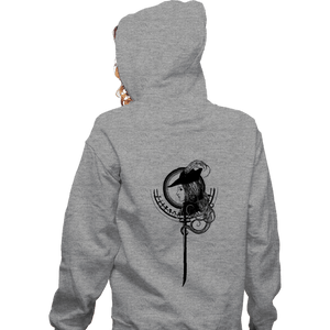 Shirts Zippered Hoodies, Unisex / Small / Sports Grey The Old Hunter