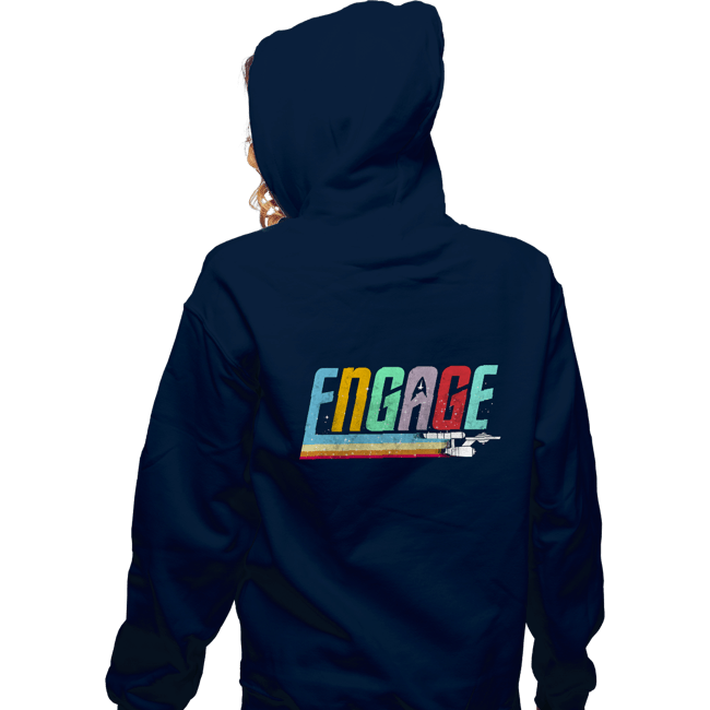 Daily_Deal_Shirts Zippered Hoodies, Unisex / Small / Navy Captain's Command