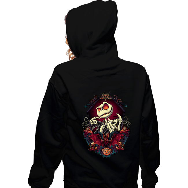 Shirts Zippered Hoodies, Unisex / Small / Black The Pumpkin King