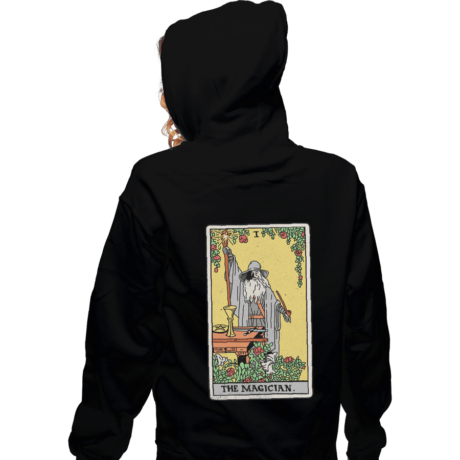 Shirts Zippered Hoodies, Unisex / Small / Black The Magician