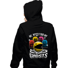 Load image into Gallery viewer, Daily_Deal_Shirts Zippered Hoodies, Unisex / Small / Black Me Myself And My Ghosts
