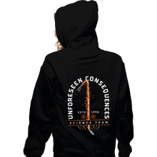 Load image into Gallery viewer, Shirts Zippered Hoodies, Unisex / Small / Black Unforseen Consequences
