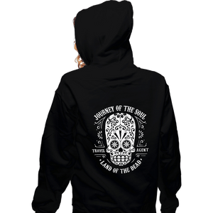 Shirts Zippered Hoodies, Unisex / Small / Black Travel Agent Catrina