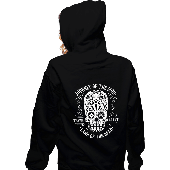 Shirts Zippered Hoodies, Unisex / Small / Black Travel Agent Catrina