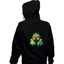 Load image into Gallery viewer, Daily_Deal_Shirts Zippered Hoodies, Unisex / Small / Black Echoes Of Evil
