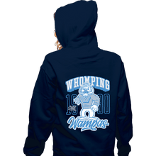 Load image into Gallery viewer, Secret_Shirts Zippered Hoodies, Unisex / Small / Navy Whomping Wampas
