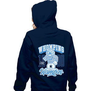 Secret_Shirts Zippered Hoodies, Unisex / Small / Navy Whomping Wampas