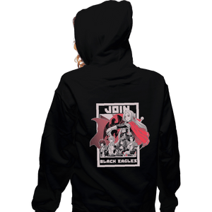 Shirts Pullover Hoodies, Unisex / Small / Black Join Black Eagles