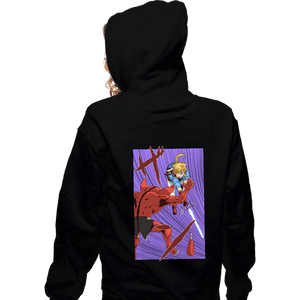 Secret_Shirts Zippered Hoodies, Unisex / Small / Black Link Slash