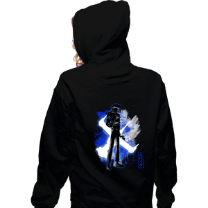 Shirts Zippered Hoodies, Unisex / Small / Black Cosmic Cowboy