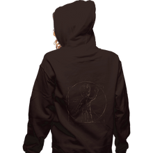 Load image into Gallery viewer, Shirts Zippered Hoodies, Unisex / Small / Dark Chocolate Vitruvian Groot
