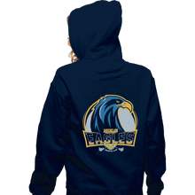 Load image into Gallery viewer, Shirts Zippered Hoodies, Unisex / Small / Navy Ravenclaw Eagles
