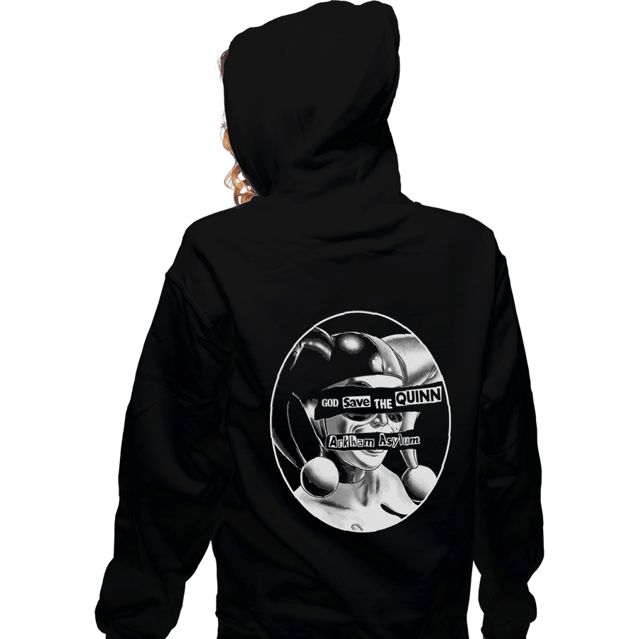Shirts Pullover Hoodies, Unisex / Small / Black Ddjvigo's God Save the Quinn