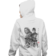 Load image into Gallery viewer, Shirts Zippered Hoodies, Unisex / Small / White Old And Young Jedi
