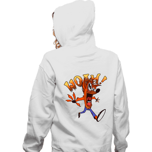 Shirts Zippered Hoodies, Unisex / Small / White Whoa!