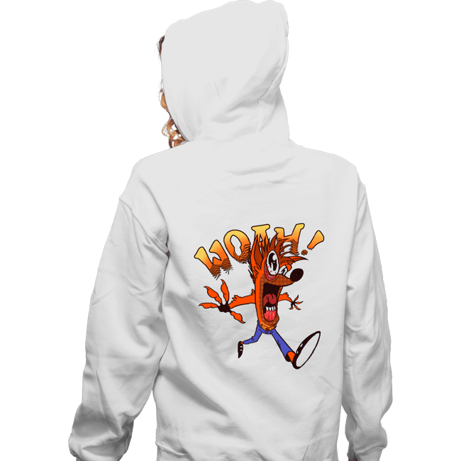 Shirts Zippered Hoodies, Unisex / Small / White Whoa!
