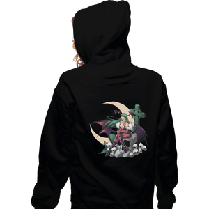 Shirts Zippered Hoodies, Unisex / Small / Black Night Warrior