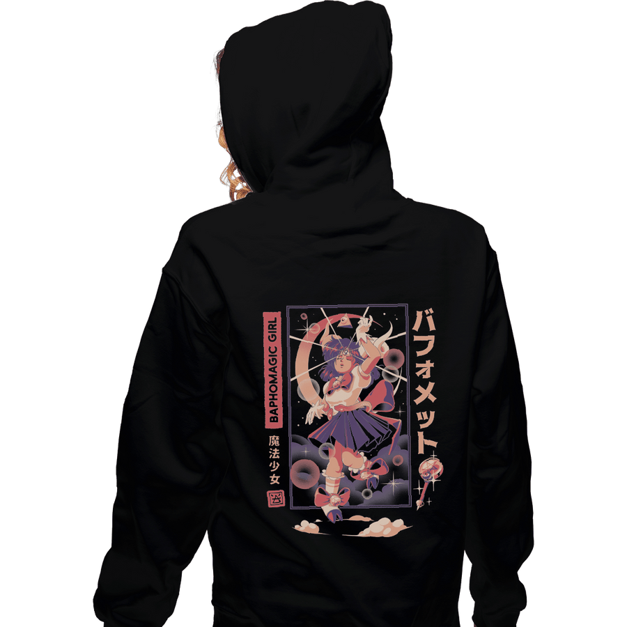Shirts Pullover Hoodies, Unisex / Small / Black Baphomagical Girl