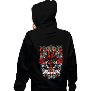 Shirts Zippered Hoodies, Unisex / Small / Black Dark Side Akuma