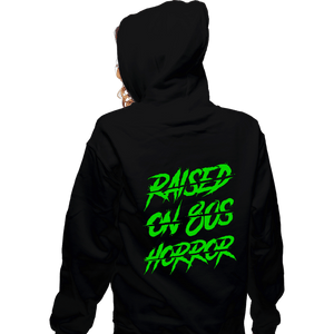 Shirts Zippered Hoodies, Unisex / Small / Black Green Horror