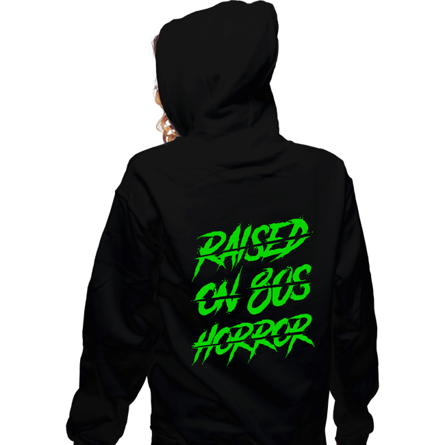 Shirts Zippered Hoodies, Unisex / Small / Black Green Horror