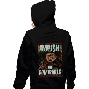 Daily_Deal_Shirts Zippered Hoodies, Unisex / Small / Black I Am Nigh