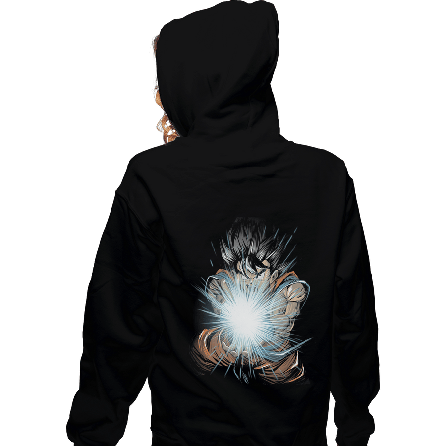 Shirts Zippered Hoodies, Unisex / Small / Black Great Wave of Power