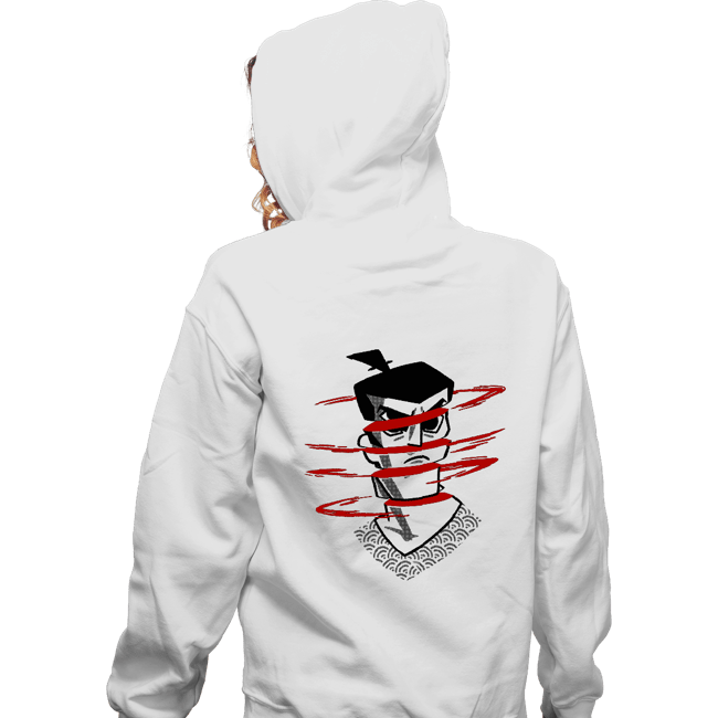 Shirts Zippered Hoodies, Unisex / Small / White Samura Slash