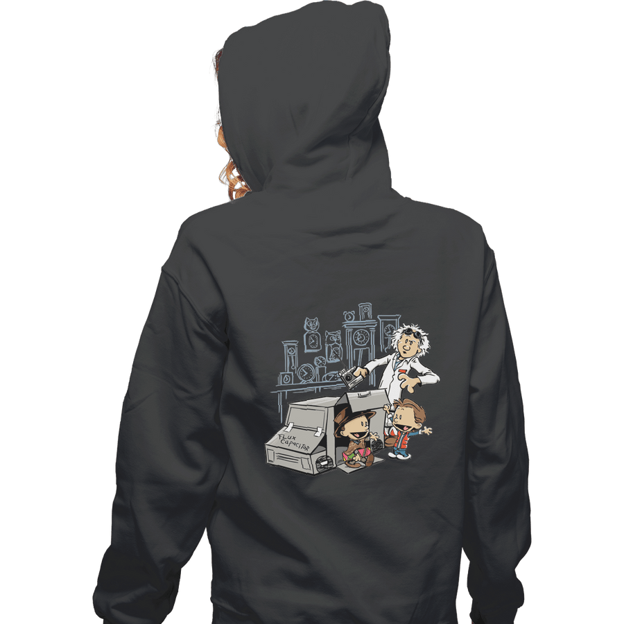 Shirts Pullover Hoodies, Unisex / Small / Charcoal Scientific Paradox Goes Boom